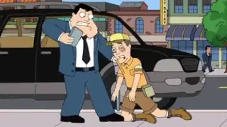 American Dad! Stan Beats Up Meter Maid