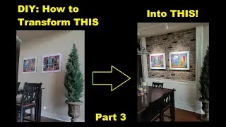 DIY: Creating an Accent Wall for Artwork with Lighting, Part 3: Columns