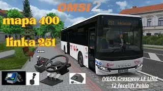 Omsi 2 - mapa 400 - Linka 251 - Iveco crossway LE facelift -Hori Force Feedback Truck Control System
