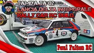 Tamiya TA02 Lancia Delta Intergrale Rally Car RC Build.