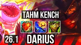 TAHM KENCH vs DARIUS (TOP) | Phase Rush, 36K damage | EUW Master | 26.1