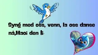 MAIO DEN LILLE BLÅ FUGLEN , VÅREN ER HER - BarneBeat kompaniet   Norsk barnesang med norsk tekst