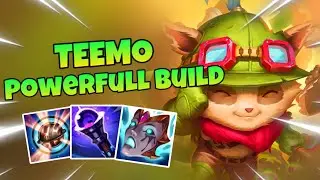 EVIL TEEMO MID WILD RIFT SUPER ONE SHOT BUILD DAMAGE !