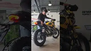 Triumph Scrambler 400 XC Exhaust Sound #Triumph #Scrambler400xc