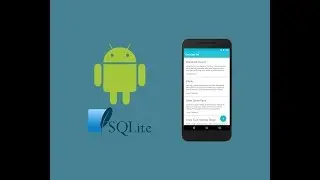 Android and SQLite - Example application
