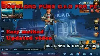 How to download PUBG mobile 0.11.0 for PC emulator  || Easy method || HD