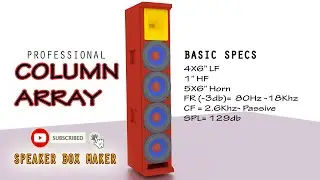 Professional Column Array 4x6 inches 2020