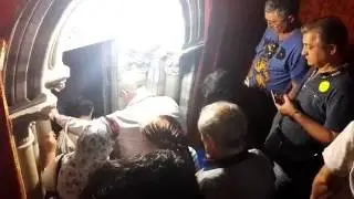 On the way to the Grotto of the Nativity (the place where Jesus was born), Church of the Nativity