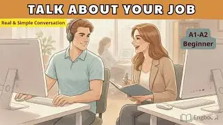 How to Talk About Your Job in English | Simple & Natural Dialogue for Beginners (Level A1-A2)