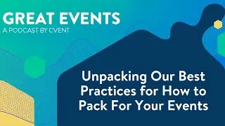 Unpacking our best practices for how to pack for your events