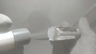 Pressure sand blaster with 3mm boron carbide nozzle | Drucksandstrahlger&auml;t mit Bohrcarbid D&uuml;se