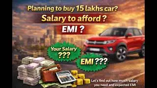 ₹15 Lakh Car EMI vs Salary | 5Y &ndash; 4Y &ndash; 3Y Breakdown