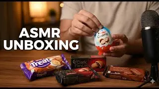 I found the BEST Chocolate Snacks!  (Kinder Creamy, Dark Fantasy, Bourbon ASMR)