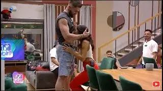 Casa Iubirii - Lorena, provocata sa-i sarute lui Laurentiu abdomenul! Mihaela VS Robert!