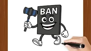 How To Draw BAN BAN BAN SAHUR I BRAINROT I Easy