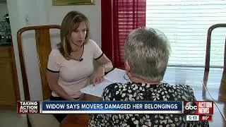Widow says movers damaged her belongings