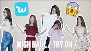 TRYING ON WISH.COM OUTFITS.... UMMM!😳