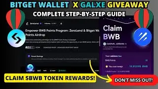 BITGET WALLET X GALXE CAMPAIGN EMPOWER BWB POINTS PROGRAM RESULT! GOT MY FREE $BWB | APTOS ZEROLEND