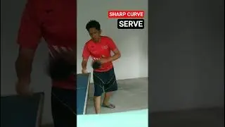SHARP CURVE SERVE #ittf #asiantabletennischampionships