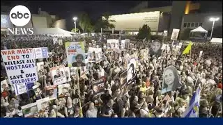 Massive protest in Israel for the release of hostages in Gaza