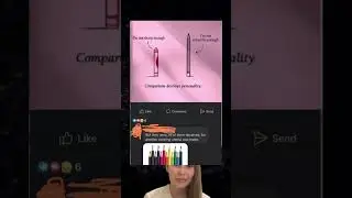 Comparison destroys personality