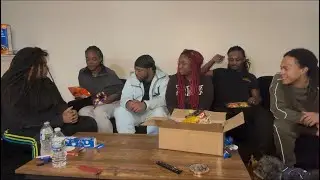 EXOTIC EATS PT 2 ✍🏾😊 ft the gang 🤗❤️*I can’t believe this is a snack*🤮🤢