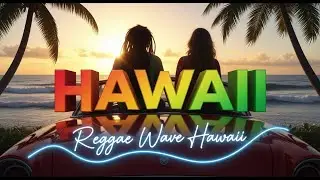 🚗 Reggae Sunset Hawaii | Guitar, Classic Car & Island Soul #reggae
