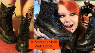 Halloween Dr Martens Skull Web Boots - Unboxing and Review