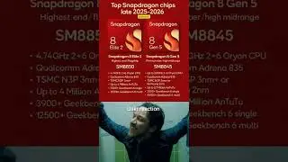 Snapdragon 8 elite 2 vs 8 gen 5 😱😯 #navsatech #shortsfeed #ytshorts #snapdragon8elite #shorts