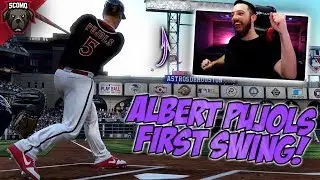 INSANE FIRST SWING! 99 Overall Albert Pujols Debut! [MLB The Show 19]