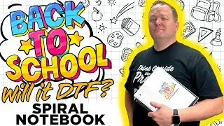 Back to School Spiral Notebook | Will it DTF?
