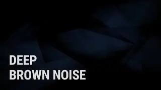 Deep Brown Noise for Insomnia | Heavy Low Frequency Sleep Sound (10 Hours)