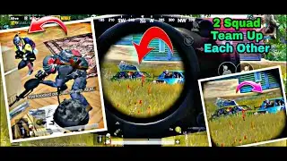 2 squad Team up in classic match | Clutch Montage🔥| Nytmare💪🏻| PUBG Mobile