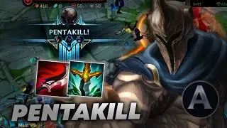 WILD RIFT | PANTHEON PENTAKILL IN LATE PLAY ! BEST JUNGLE SEASON 11