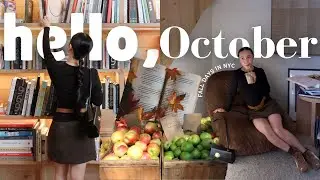 October in NYC: Cozy Reading, Farmer’s Market, & Seasonal Home Decor