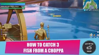 HOW TO CATCH 3 FISH FROM A CHOPPA - Fortnite Midas Week 10 Challenge