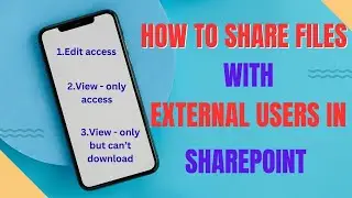 Share Files Externally (Edit, View Only, Block Download) | NMLIN