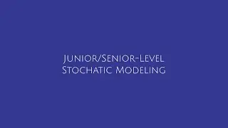 The Fall 2025 Featured Problem Series Week 10:  Junior/Senior-level  Stochastic Modeling