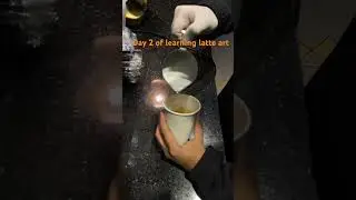 Day 2️⃣.   #coffee #barista #cappuccino #lattearttutorial #daytwo #viral #fypシ゚viral #fyyyp #fyp