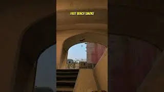 FAST BENCH SMOKE ON MIRAGE #shorts #csgo