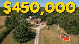 I Found An Affordable Iowa Acreage with Huge Shop | 1866 Bayfield Rd, Muscatine, IA