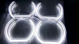 Ангельские глазки с функцией поворота (Turn light crystal eyes) BMW F13 F30 F35