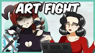 Drawing for Art Fight 2025! (Alien Invasion!)