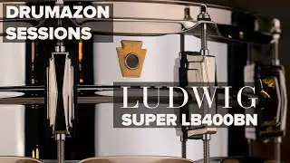 Ludwig 14 x 5 LB400BN COB Super Series Snare Drum, Audio Demo By Drumazon, Feat. Rock Morris
