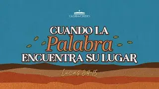CUANDO LA PALABRA ENCUENTRA SU LUGAR | 𝐒𝐄𝐑𝐈𝐄: 𝐄𝐋 𝐏𝐎𝐃𝐄𝐑 𝐃𝐄 𝐋𝐀𝐒 𝐏𝐀𝐑Á𝐁𝐎𝐋𝐀𝐒 (𝟏) - NOV 30