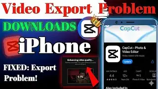 Capcut  iPhone video Export l Capcut Sa Vedeo Export Problem iPhone l iphone Capcut  Editing