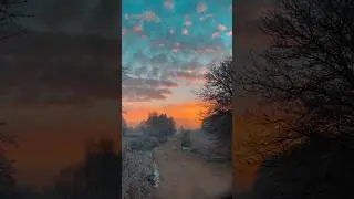 ...🌅🥶... #winter #landscape #nature #poland #sunset #morning