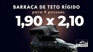 Barraca de teto rígido tamanho família 7Lakes 