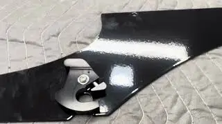 Assembly of KustomFX Tour pack mounts for Harley Dyna FLD Switchback