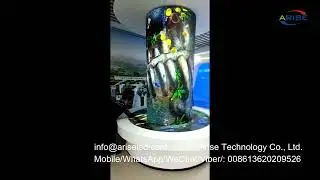 LED display tree modeling, LED soft module cylindrical design, LED flexible radian display, LED colu